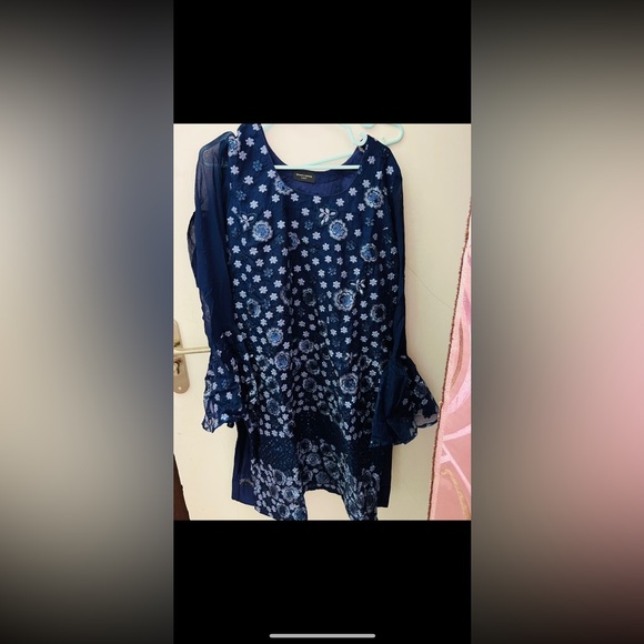 Designer heavy embroidery kurta set with long duppta! - Picture 2 of 16